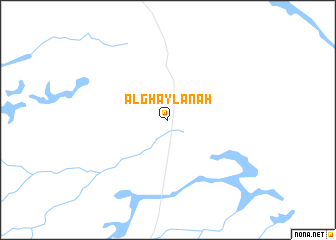 map of Al Ghaylānah