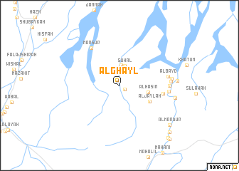 map of Al Ghayl