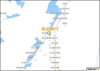 map of Al Ghayţ