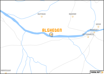 map of Algheden