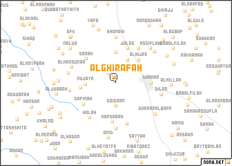 map of Al Ghirāfah