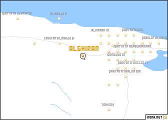 map of Al Ghīrān