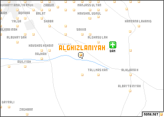 map of Al Ghizlānīyah