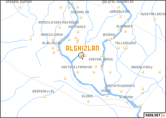 map of Al Ghizlān