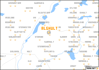 map of Älghult