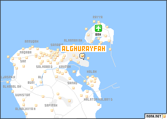 map of Al Ghurayfah