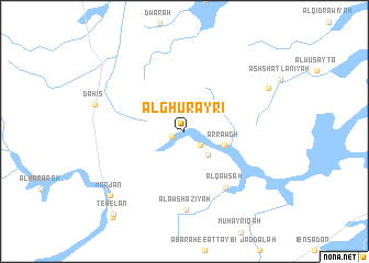 map of Al Ghurayrī