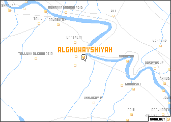 map of Al Ghuwayshīyah