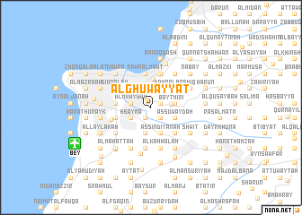 map of Al Ghuwayyāt