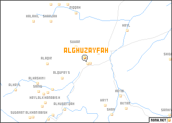 map of Al Ghuz̧ayfah