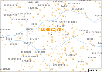 map of Al Ghuzzīyah