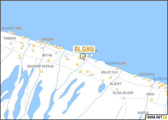 map of Al Ghū