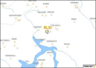 map of Algī