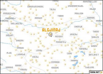 map of Algjinaj