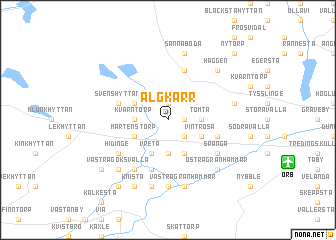 map of Älgkärr