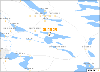 map of Älgnäs