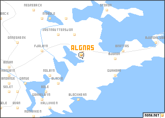 map of Älgnäs