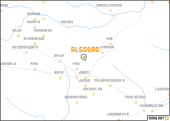 map of Algodão