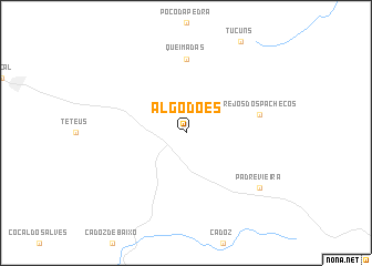 map of Algodões