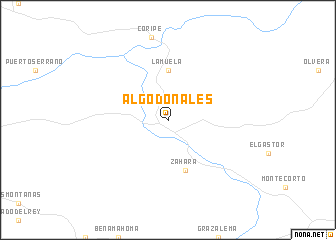 map of Algodonales