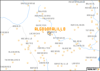 map of Algodonalillo