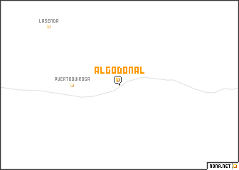 map of Algodonal