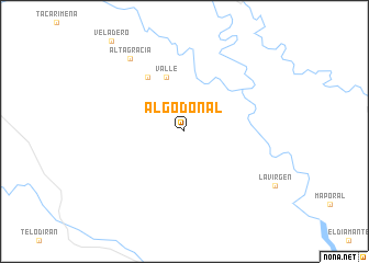 map of Algodonal