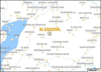 map of Algodonal