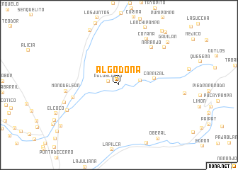 map of Algodona