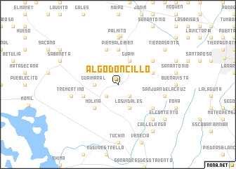 map of Algodoncillo