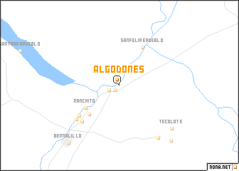 map of Algodones