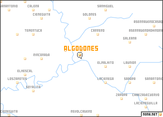 map of Algodones