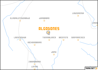 map of Algodones