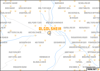 map of Algolsheim