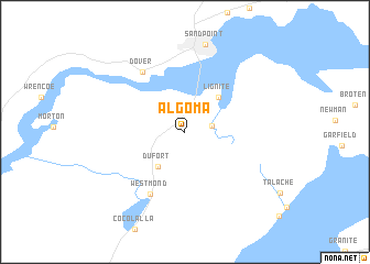 map of Algoma