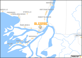 map of Algonac