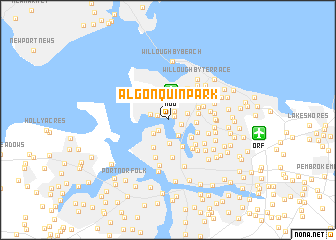 map of Algonquin Park