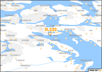 map of Älgöö
