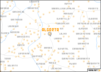 map of Algorta