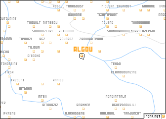 map of Algou