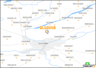map of Alʼgovka