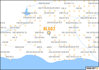 map of Algoz