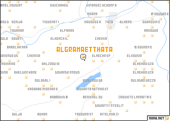 map of Al Grama et Thata