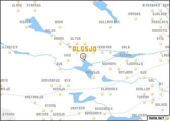 map of Älgsjö