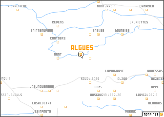 map of Algues