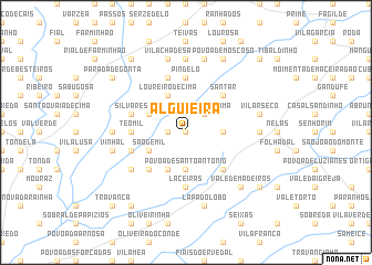 map of Alguieira