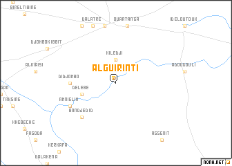map of Al Guirinti
