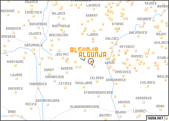 map of Algunja