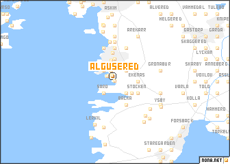 map of Algusered