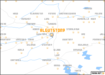 map of Algutstorp